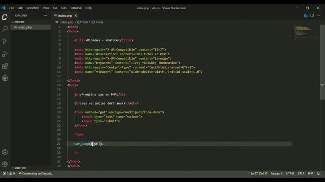PHP - Les variables définies (rappel du Live) смотреть онлайн