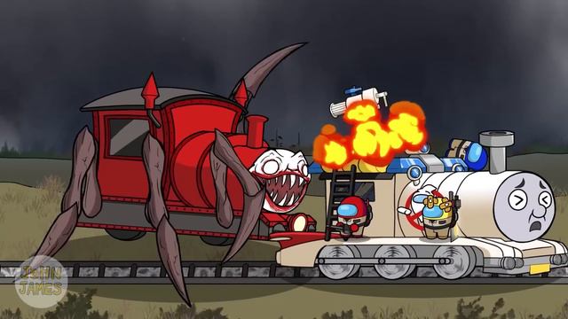 CHOO CHOO CHARLES vs THOMAS  GHOSTBUSTERS 4 EP.1 l Among Us Animation