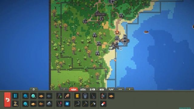 Разумные роботы против Людей в WorldBox смотреть онлайн