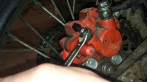 прокачиваем тормоза на питбайке IRBIS TTR 125