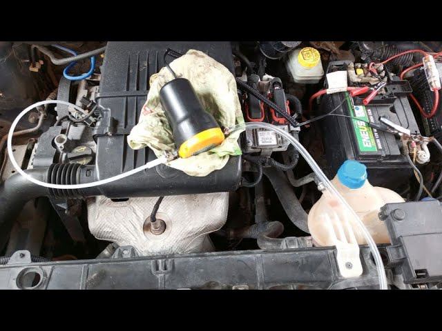 Насос для откачки масла через щуп тест, обзор. #NIK_72 смотреть онлайн