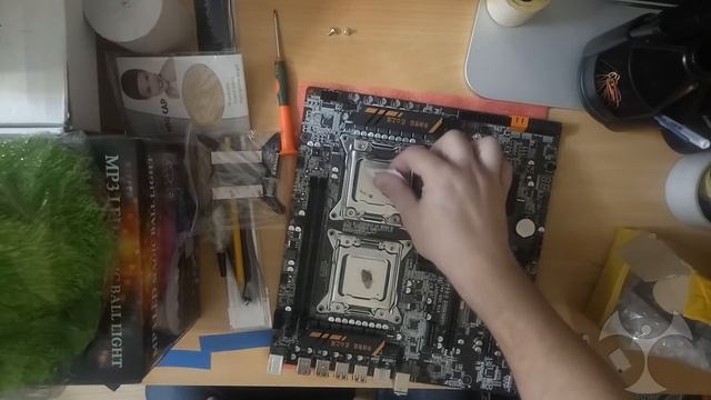 Huanan X79 HuananZhi x2 двухпроцессорная сборка на Xeon E5-2690 - озверительная мощь! смотреть онлайн