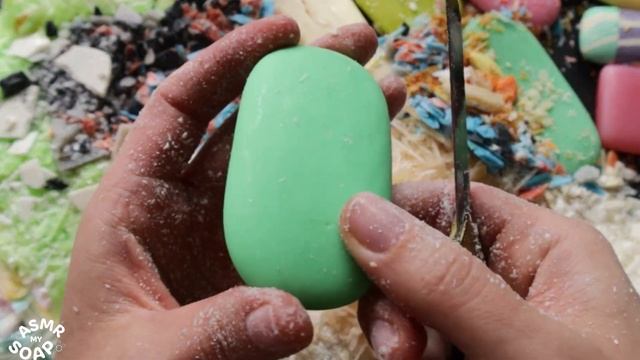 ASMR Used Soap *653 | Dry Soap Cutting | АСМР мыло #soap carving #sabun смотреть онлайн