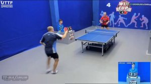 Длинные шипы OX - техника и тактика агрессивной защиты: Черевко Роман игра длинными шипами без губк