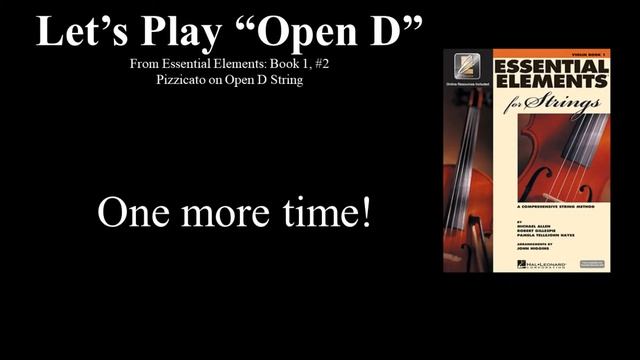 Let's Play "Open D" (#2) from Essential Elements for Strings смотреть онлайн