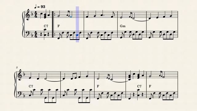 O Sole Mio - Play Along Score - Accordion смотреть онлайн