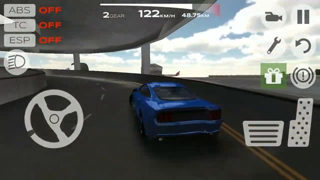 Extreme Car Driving Simulator - Ford Mustang - Drift - Android iOS смотреть онлайн