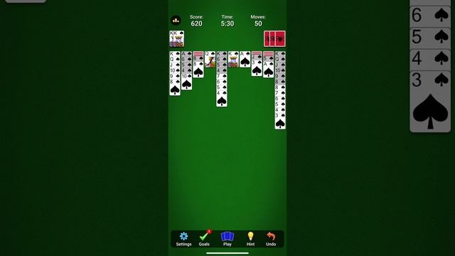 Spider Solitaire (Apple Arcade) - iPhone 13 Pro Max Gameplay смотреть онлайн