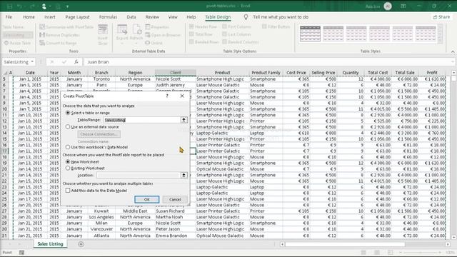 Excel Pivot Tables - Part of Mastering Excel 2021 course смотреть онлайн