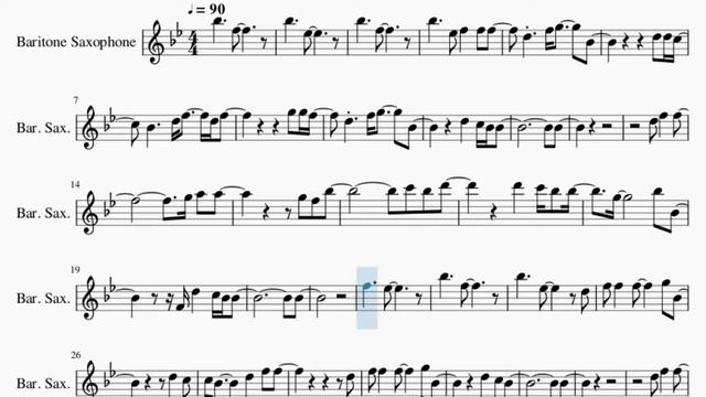 Baritone Sax Sheet Music: How to play Give Me Jesus by Fernando Ortega смотреть онлайн