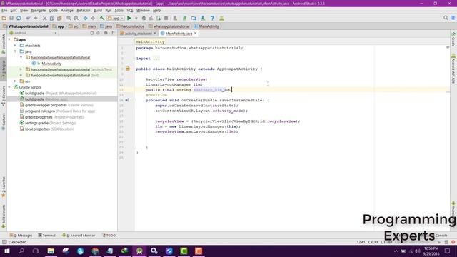 #2 WhatsApp Status Downloader using Android Studio Tutorial (List files) смотреть онлайн