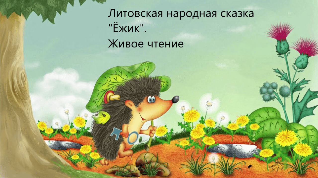 Литовская народная сказка "Ёжик". Живое чтение смотреть онлайн