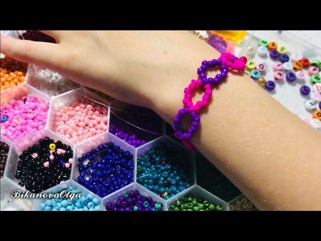 Браслет из бисера своими руками. #браслетизбисера #браслеты