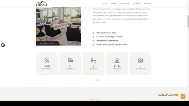 Dinso - Single Property and Apartment WordPress Theme architecture realty Itoh смотреть онлайн