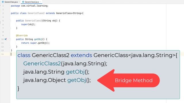What is Erasure in java? What is bridge method? What is Ambiguity Errors? Generic in Java | No. 13 смотреть онлайн