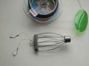 Донная оснастка для ловли леща с Тверской плоской кормушкой.