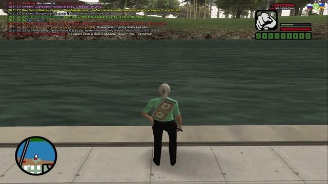 РЫБАЛКА ТЕПЕРЬ ТОП НА АРИЗОНА РП в gta samp смотреть онлайн