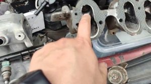 Впускные коллектора от 2.0 (2е и abk) на ауди 80, пассат б3