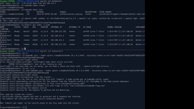UBUNTU18+KVM+VAGRANT+KUBERNETES 4)ADD NODE K8S смотреть онлайн
