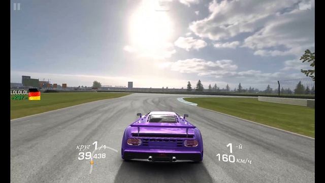 Buggatti EB 110 Super Sport трасса один на один смотреть онлайн