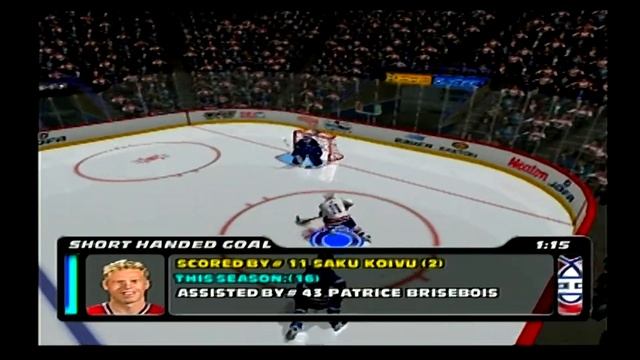 NHL Hitz 2003 (ps2) season mode Canadiens vs Oilers # 20 смотреть онлайн