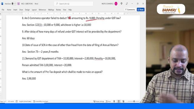 MCQ paper Review | CA FINAL IDT DEC 21 | 100% English смотреть онлайн