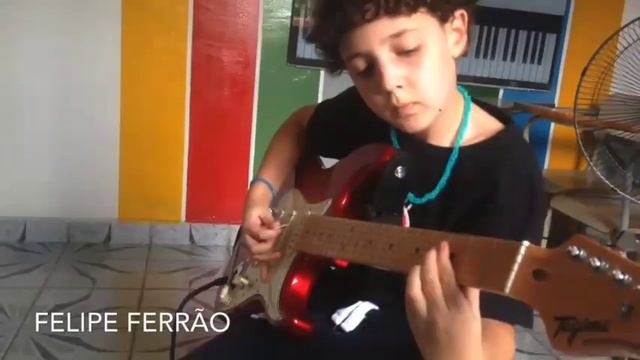 Deep Purple - Smoke on the Water / Cover by: FELIPE FERRÃO (GUITAR SOLO) смотреть онлайн