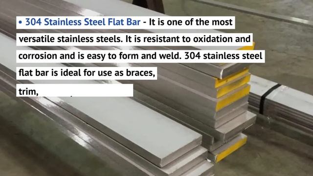 Stainless Steel Flat Bars-Polished, Custom Cut | 304, 316 | AAA Metals
