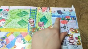 ДОМ ДЛЯ БУМАЖНЫХ КУКОЛ В ТЕТРАДЕ