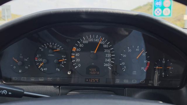 Mercedes Benz W140 S500L - Acceleration / Top Speed / 4K UHD