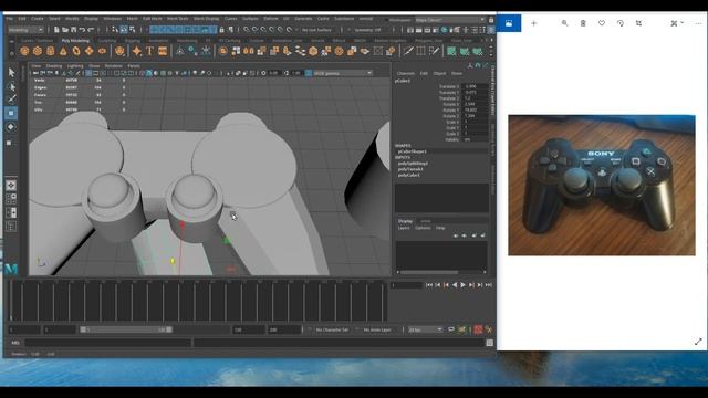 Разбор домашки курса - Основы CG (Review) | Модель - PlayStation3 ДЖОСТИК смотреть онлайн