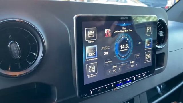 2022 SPRINTER VAN WITH A NEW ALPINE ILX-F509 HEAD UNIT INSTALLATION смотреть онлайн