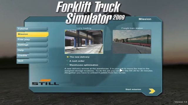 D-pad Delta Episode 2, Forklift Truck Simulator 2009 смотреть онлайн