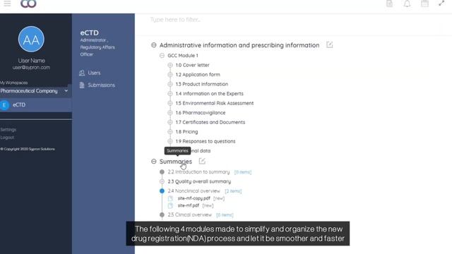 Continuum eCTD -Sypron Solutions смотреть онлайн