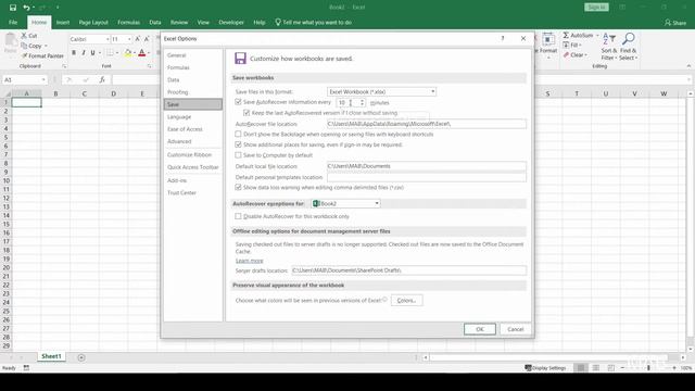 Excel Tutorial | AutoSave الحفظ التلقائي смотреть онлайн