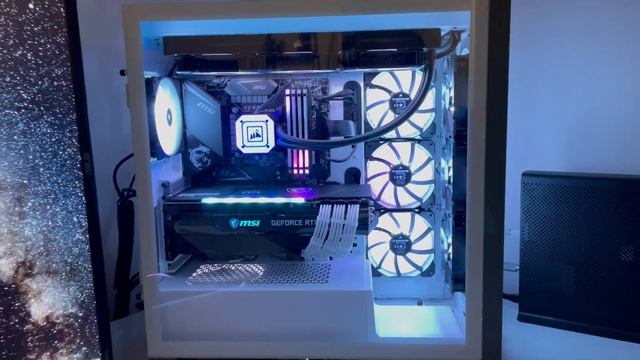 Corsair 5000D Airflow White - New Case / MSI RTX 3080 Gaming X Trio / h150i Capellix 360 AIO смотреть онлайн
