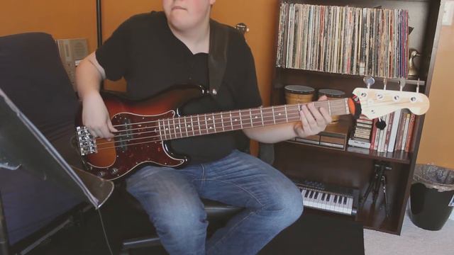 Bach Two-Part Invention Number 4 in Dm (Bass Guitar Accompaniment) смотреть онлайн
