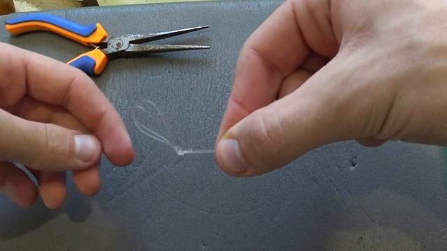 Как сделать двойной поводок из флюрокарбона? Быстро и надёжно! смотреть онлайн