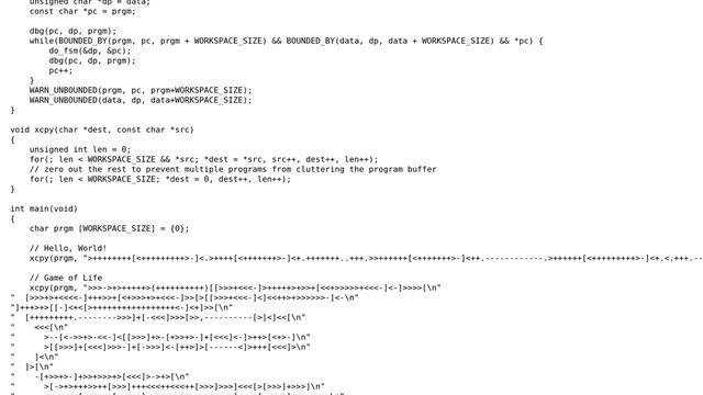 Code Review: Simple Brainfuck Interpreter Implementation in C смотреть онлайн