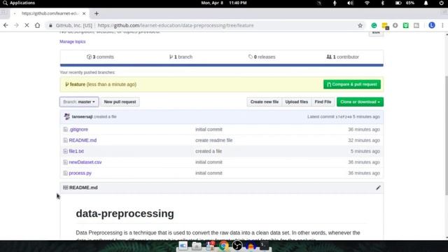 Git Basic - Github and Push, Pull & Clone (Part 6) смотреть онлайн