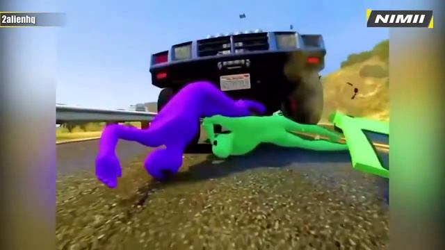 GTA 5 GREEN GANG VS PURPLE GANG Thug Life moments #1 смотреть онлайн