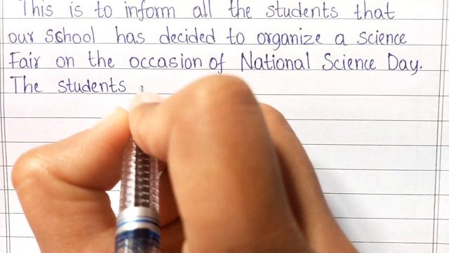 Notice on National Science Day || @EssentialEssayWriting || Notice Writing in English смотреть онлайн
