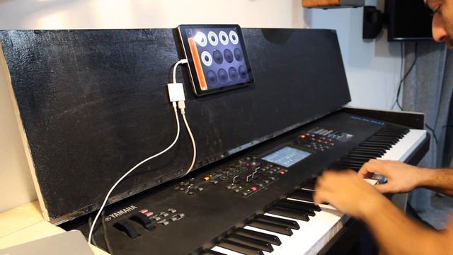 Yamaha modx 8 Loopy hd app | Live performance | Cover | Chill out by John lee Hooker & Santana смотреть онлайн