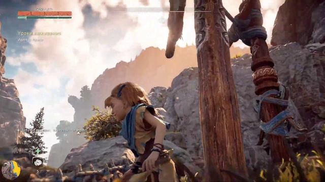 Динозавры Роботы обзор HORIZON ZERO DAWN прохождение #1 смотреть онлайн