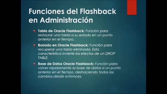 Flashback technology and Flashback Queries смотреть онлайн