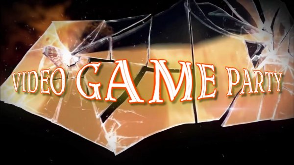 Midnight. Videogame party