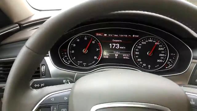 Audi A6 С7 от 0 до 200 за 18 секунд смотреть онлайн