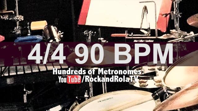 🔴 90 BPM Pop Percusion Metronome смотреть онлайн