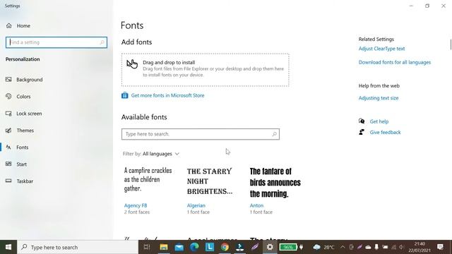 CARA MENAMBAH FONT DI PHOTOSHOP / MICROSOFT WORD (WINDOWS 10) смотреть онлайн