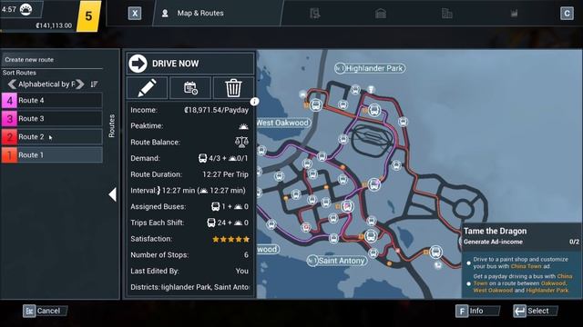 Bus Simulator 21 Guide - Assigning Buses to Routes, Leveling Up Stops and Districts, Creating Route смотреть онлайн